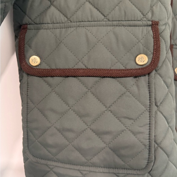 Polo Ralph Lauren dark green quilted 
 jacket - Picture 5 of 8
